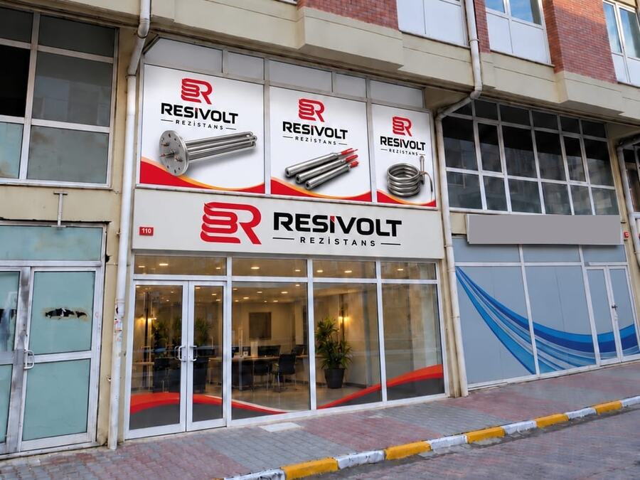 ResiVolt Rezistans binasının cephesi ve tabelası